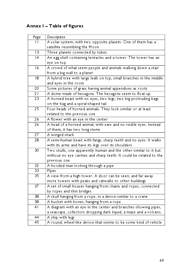 Page 49 (Annex I - Table of figures)