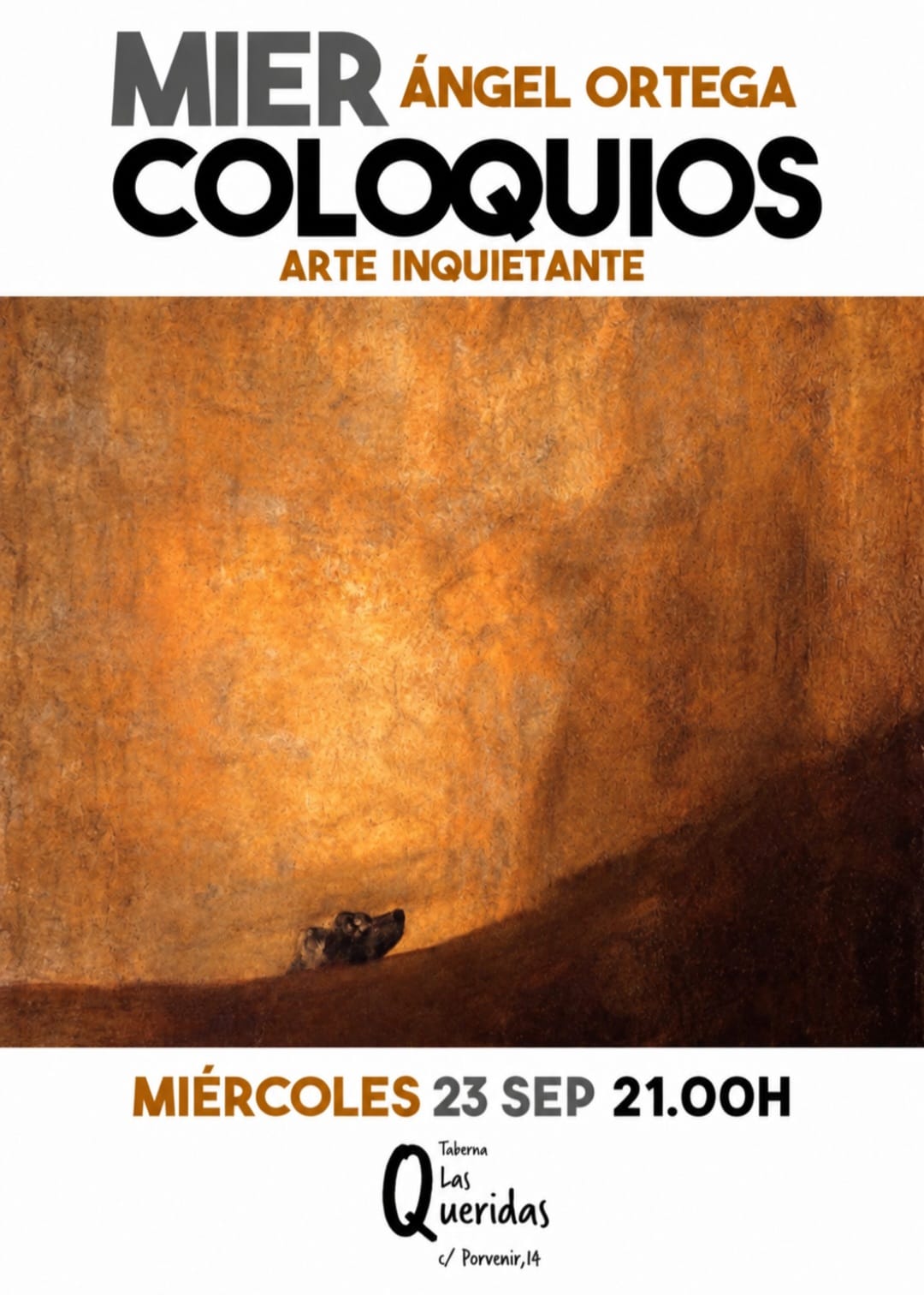 Cartel de la charla