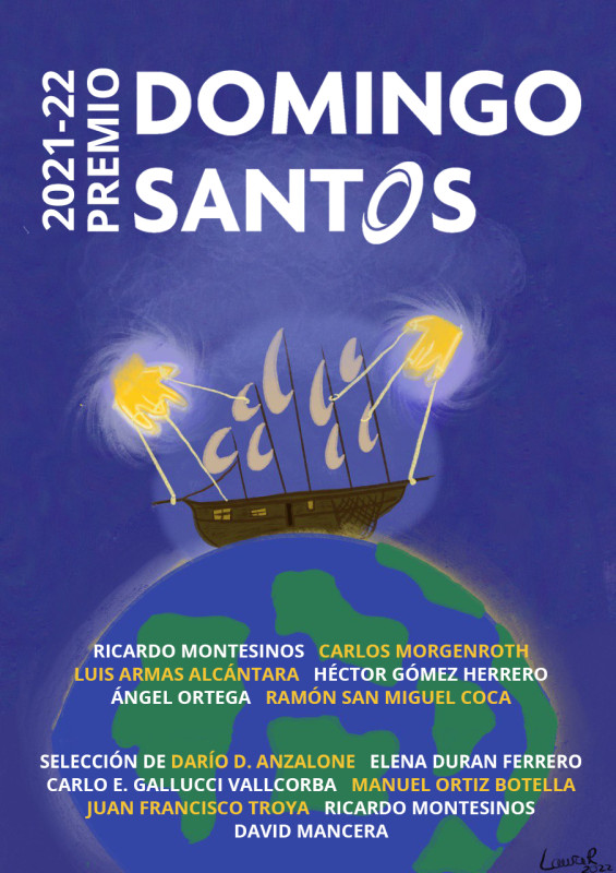 Portada del libro Antología Premio Domingo Santos 2021-22