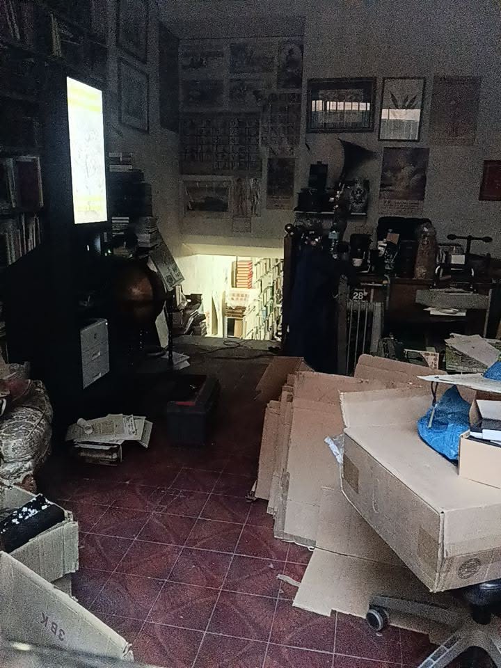 derelict bookshop